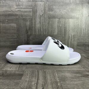 Nike Victori One Men's size 13 White Black Comfort Slide